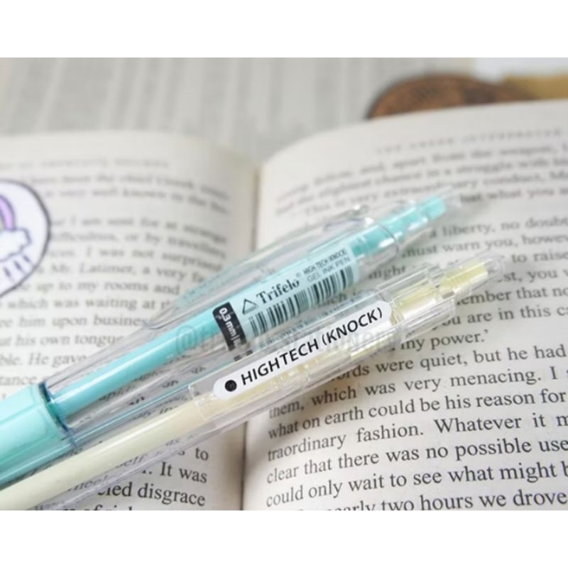 

PULPEN HIGH TECH/Gelpen high tech knock. TF-3114(Kuning) TF-3115(Biru)