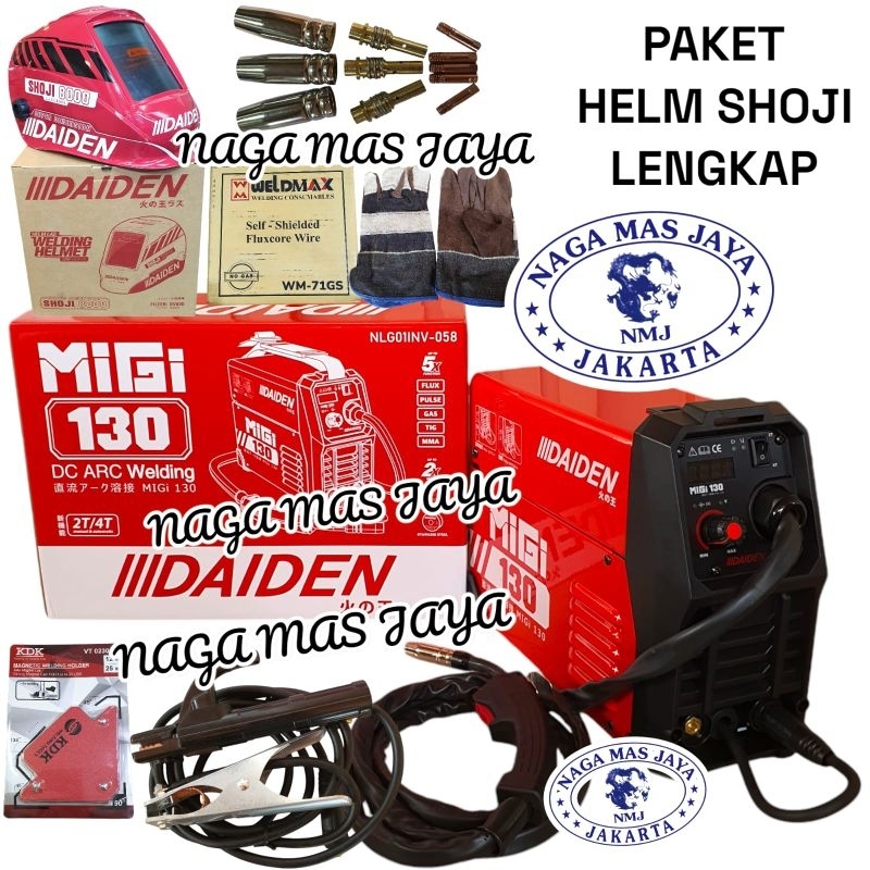 MESIN LAS DAIDEN MIGi 130 MESIN LAS CO DAIDEN MIG 130 TRAVO LAS INVERTER LAS CO2 MIGi 130 DAIDEN