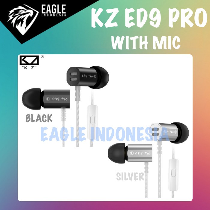 KZ ED9 Pro Single DD In Ear Metal Earphone with MIC
