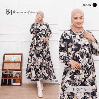 Midi dress/ midi dress rayon/ midi dress jumbo/ Dress Korean style / midi dress muslim / Dress musli