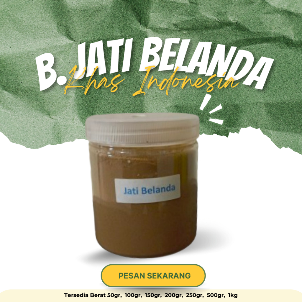 

SERBUK BUBUK HERBAL ALAMI JATI BELANDA