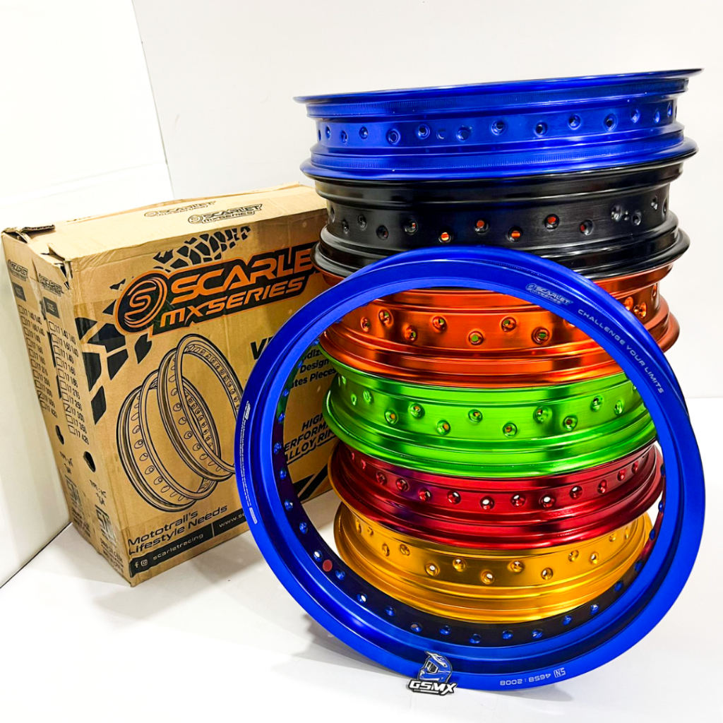 Velg Scarlet 300 350 300 250 Lingkar Aloy Supermoto Ring 17 36H KLX 150 WR 155 CRF 150 Velg Scarlet