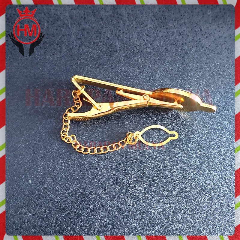 Tie Clasp HKI Jepit Dasi HKI Baru Jepit Dasi Logo Huria Kristen Indonesia - Harapan Mulya