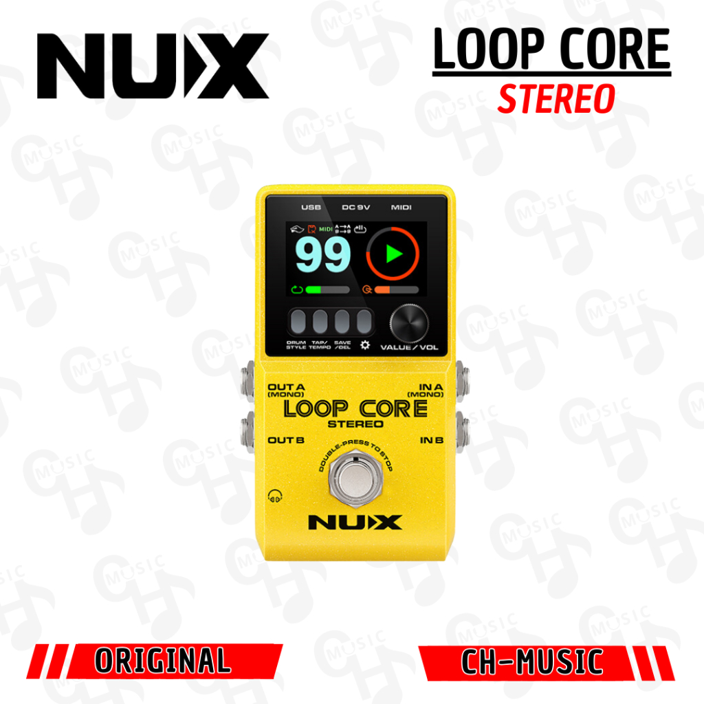 Nux Loop Core Stereo Core Series Stompboxes Efek Gitar