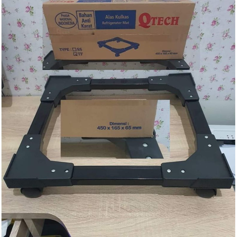 Rak Roda Kulkas Mesin Cuci Lemari Kabinet Flexibel/Roda kulkas, Tatakan , Dudukan , kulkas, tatakan