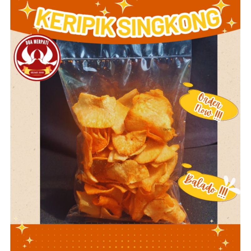 

KERIPIK SINGKONG BALADO