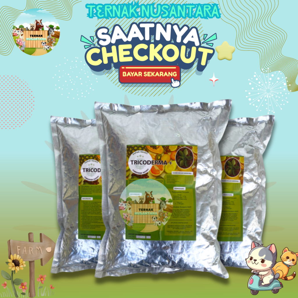 Pupuk Tricoderma 1 Kg - Tricoderma 1 Kg - Pupuk Tricoderma - pupuk organik tricoderma - Pupuk Hayati