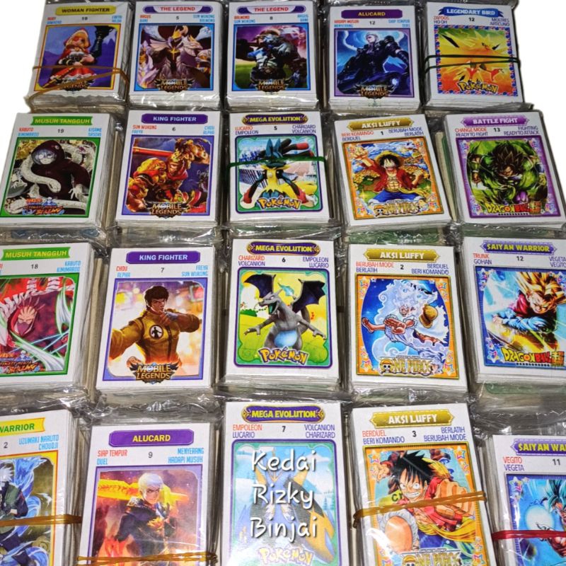 Kartu Kwartet Kuartet Mainan Anak Kartu Karakter Anomali Tung Tung Sahur 1 Sachet Isi 32 Lembar Gamb