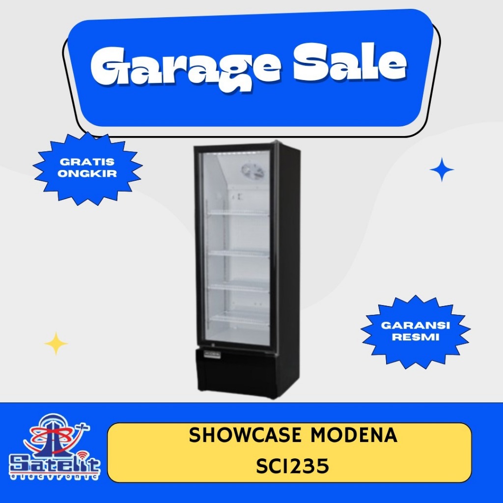 GARAGE SALE / SHOWCASE PENDINGIN MODENA SC-1235 / PROMO