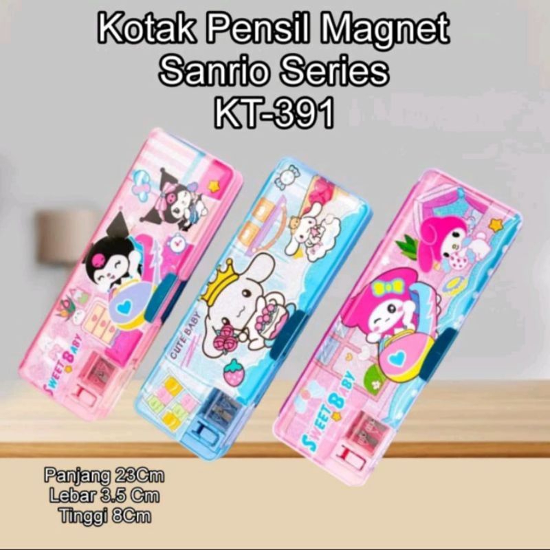 

KOTAK PENCIL MAGNET + SERUTAN / TEMPAT PENCIL KARAKTER SANRIO