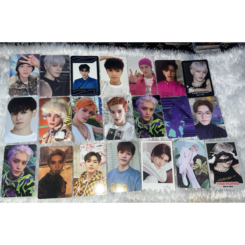 official pc photocard taeyong nct 127 yzy favorite ld 2 baddies uc universe photopack pizza ay yo st