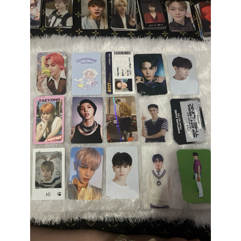 official pc photocard taeyong baker house sanrio tc id card ncit sticker konsep pizza tc ay yo pink 