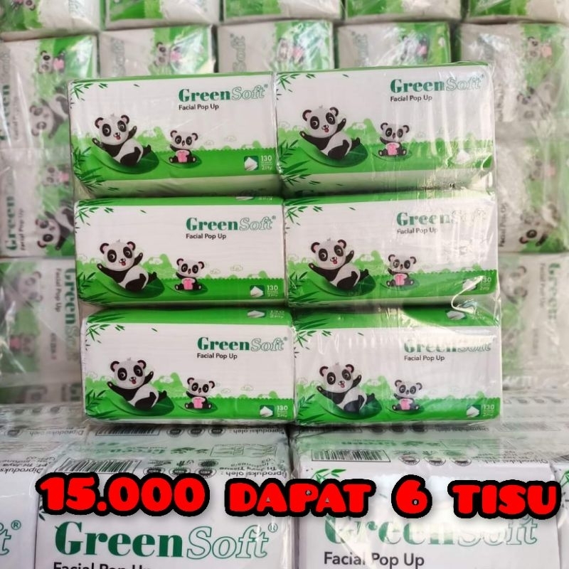 tisu green pop up  isi 6