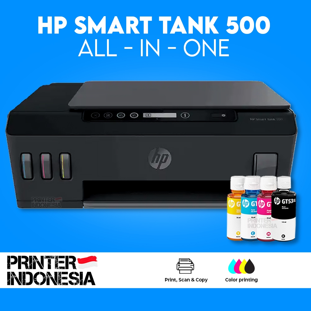 Printer HP Smart Tank 500 AIO Print - Scan - Copy Borderless