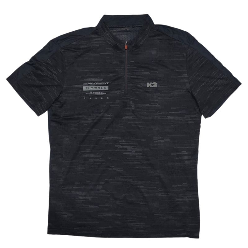 Kaos outdoor K2 flywalk hitam second