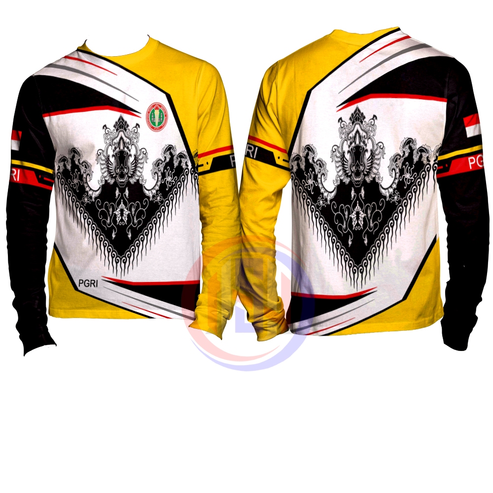 Kaos PGRI | Baju Guru Batik PGRI | Kaos Jersey PGRI baju olahraga guru PGRI | Baju PGRI Fullprint