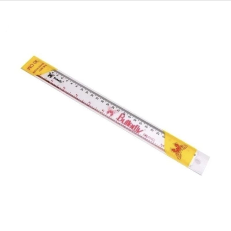 

PENGGARIS BUTTERFLY RULER 30 CM MISTAR PER 1 PCS
