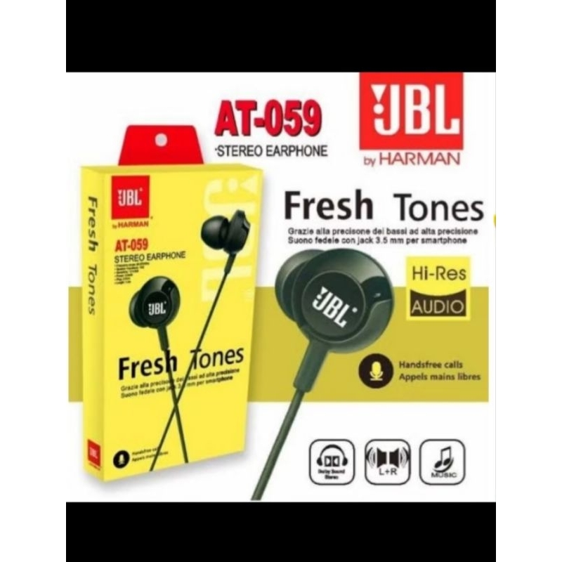HF Headset ( JBL AT-059 ) Super Bass PACKING IMPORT Jbl at059