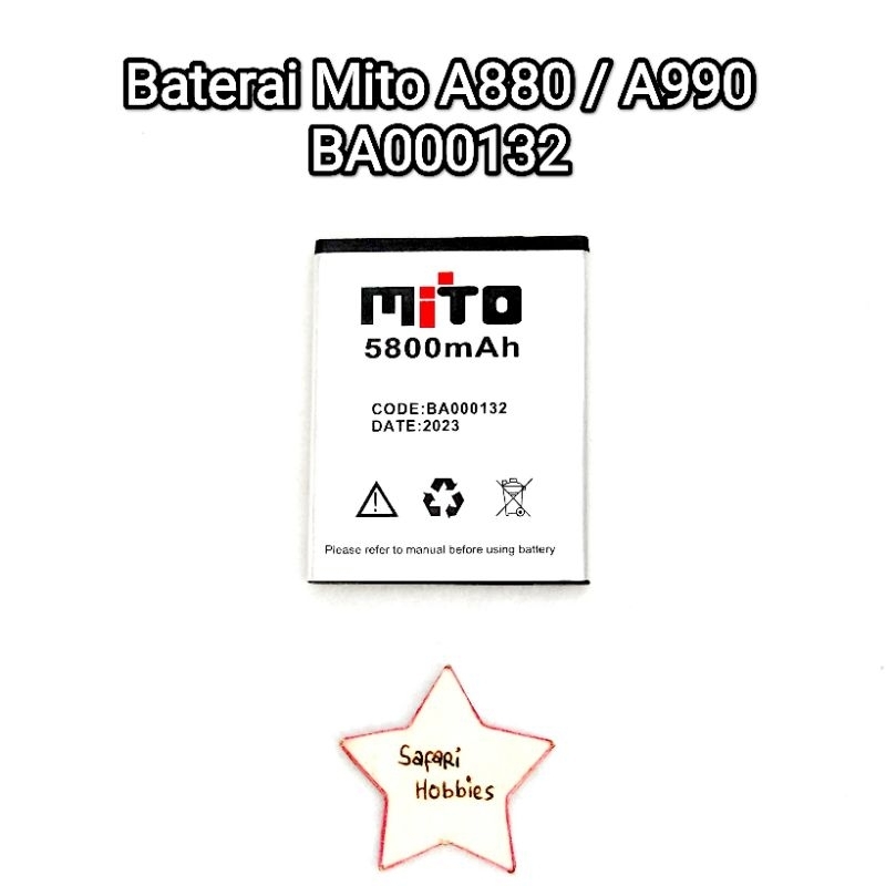 Baterai Mito A880 / A990 (BA000132)