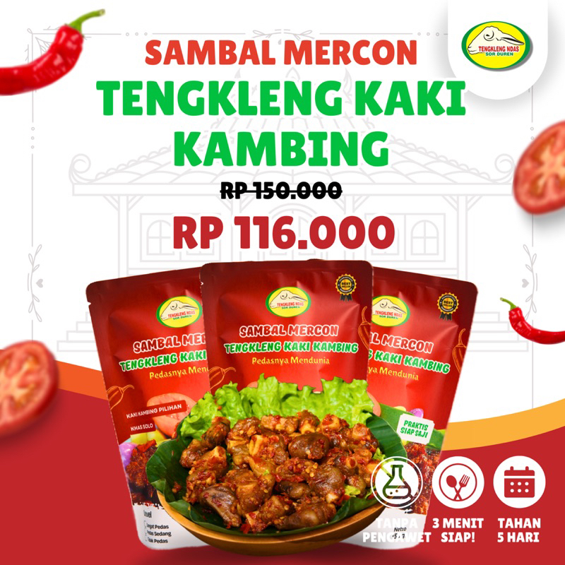 

Paket Jumbo Tengkleng Kaki Kambing Mercon (3 Pack)