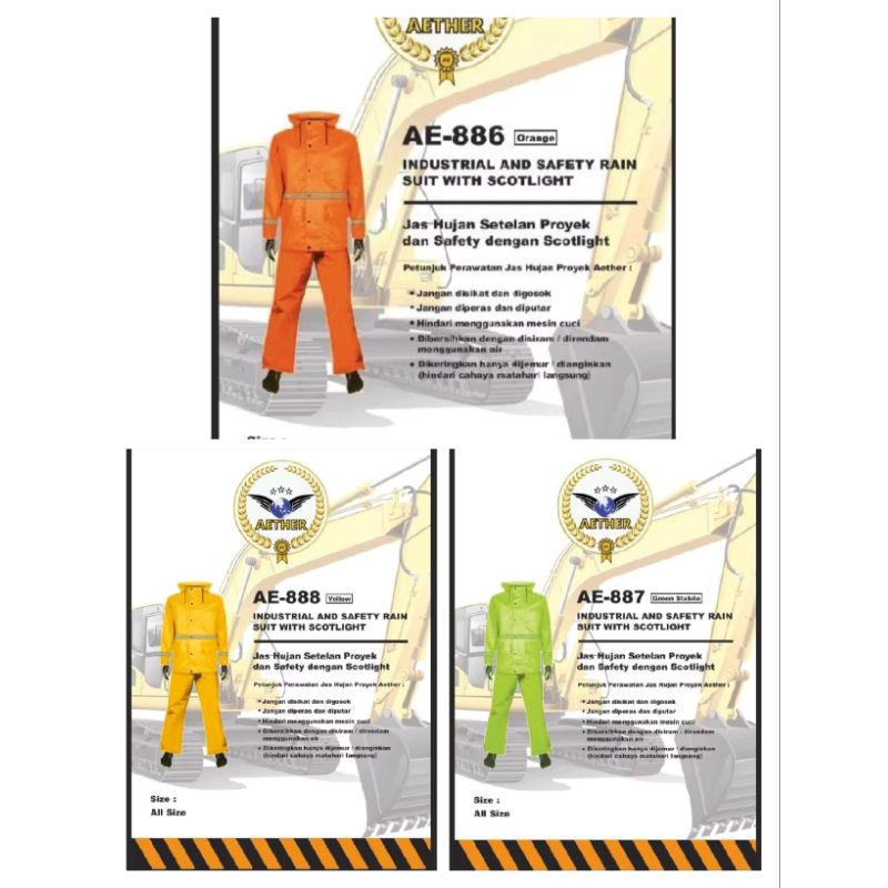 Jas Hujan Safety Aether / Jas Hujan Aeter Promo