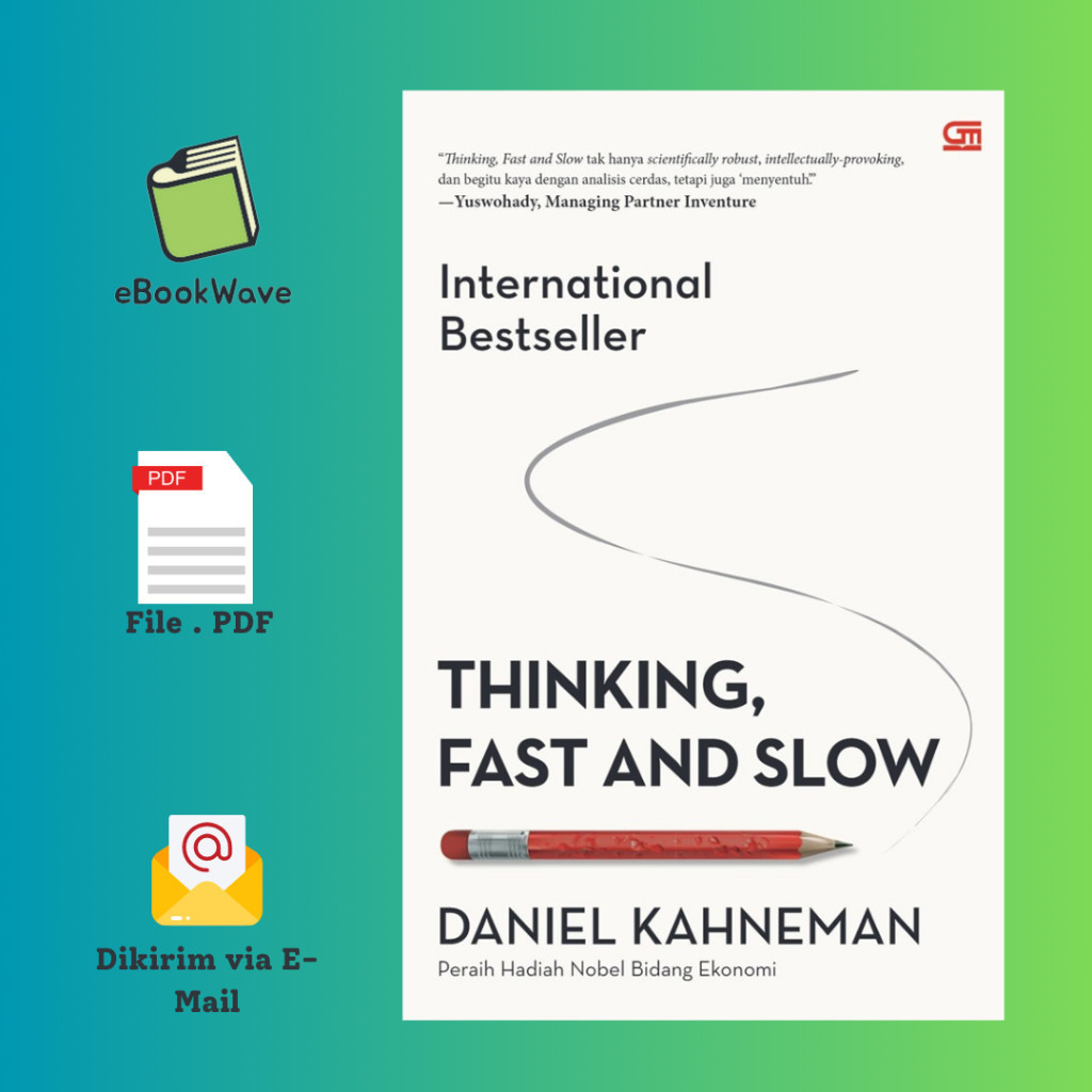 

Thinking, Fast and Slow By Daniel Book BEST SELLER (Bahasa Indonesia)