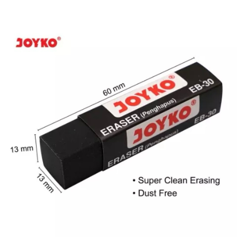 

134 Joyko eraser / penghapus hitam EB-30