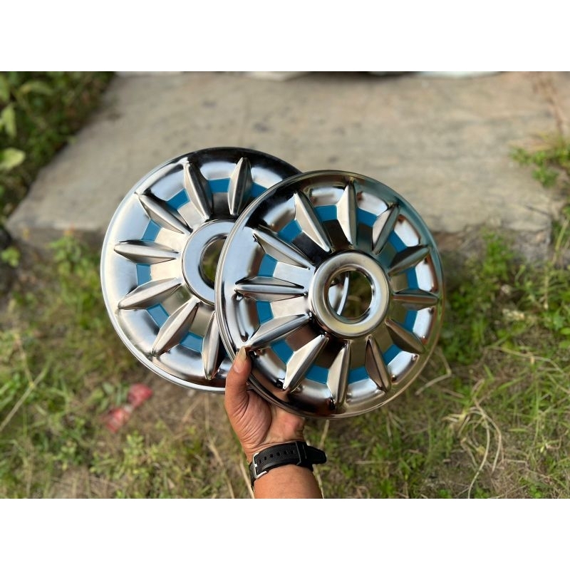 Wheeldop wildop vespa sprint vglb ultramen R10 bahan stainless steel harga per set tanpa breket bagu