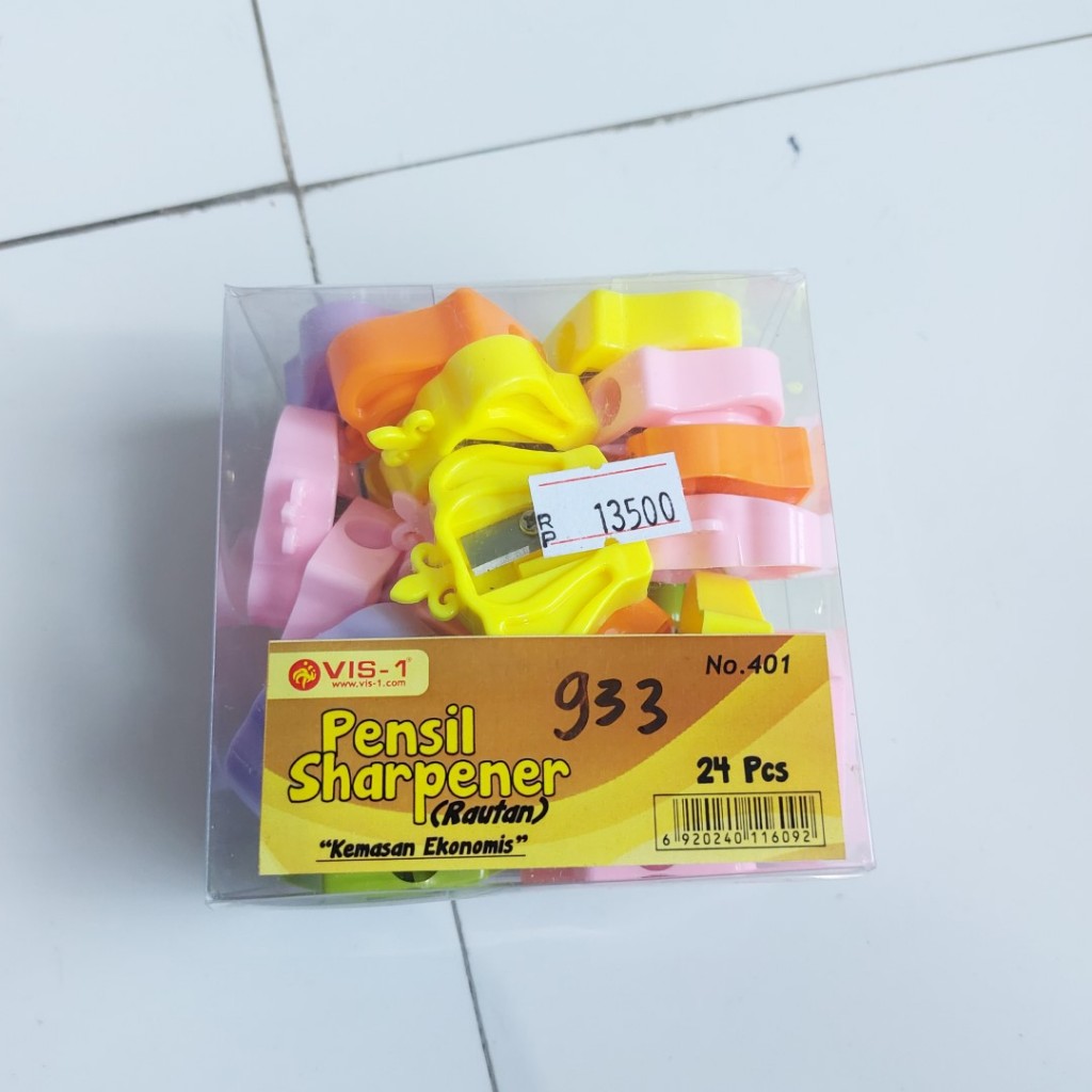 

Rautan Pensil Vis 401 - 1 Pack Isi 24 Buah Warna Random Mix