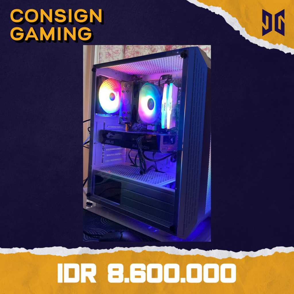 PC GAMING RYZEN 5 5600G + RX 6600 8GB ( CODE : KR661 )