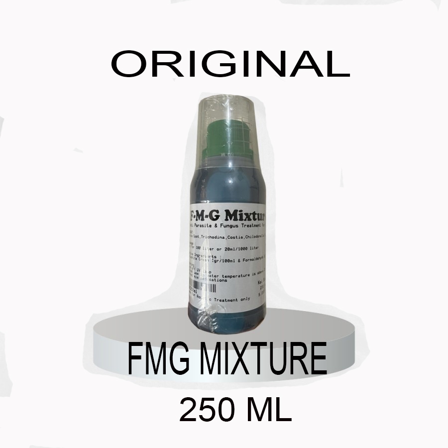 Obat FMG Mixture Jamur WhiteSpot Parasit Ikan Koi 250 ml