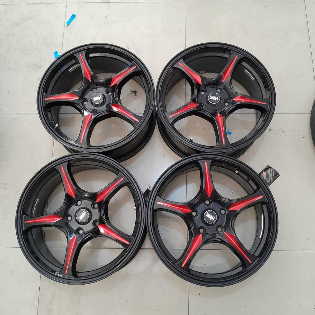 Velg Second HSR SAGA Ring 17 lubang 5x114 cocok innova rush terios x pander DLL
