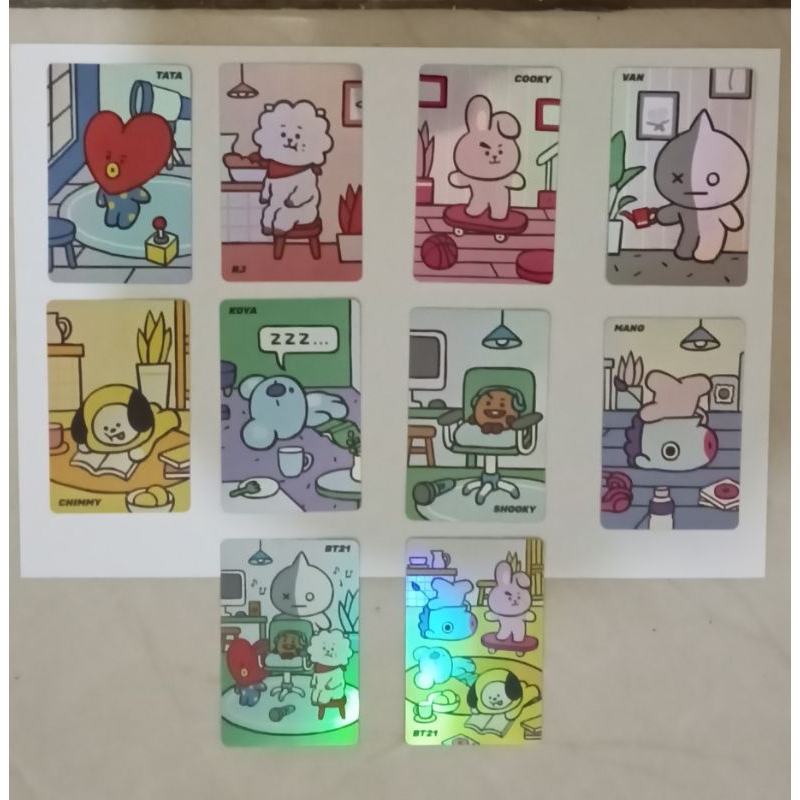 BT21 CARD / KARTU BT21 X KFC