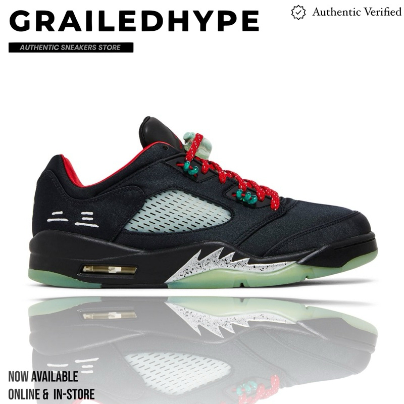 Air Jordan 5 Retro Low x CLOT Jade (100% Original)