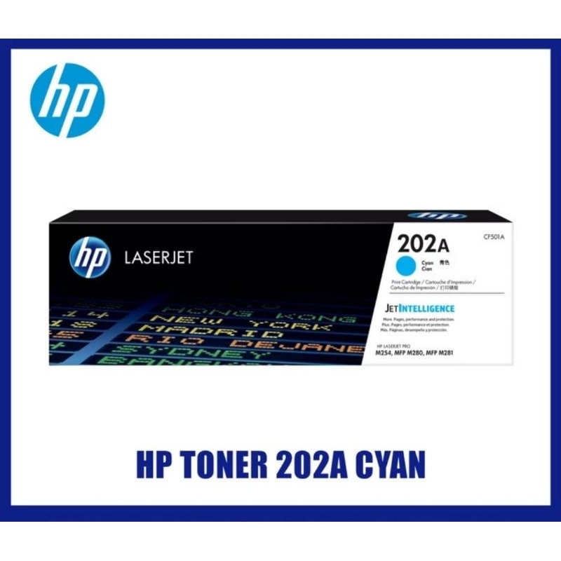 TONER HP LASERJET 202A Cyan [CF501A] ORIGINAL