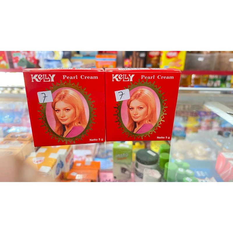 KELLY PEARL CREAM 5gr MERAH ASLI