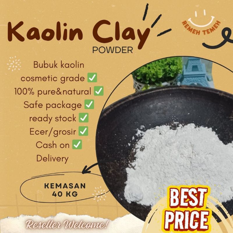 Kaolin Clay Powder (40 kg)