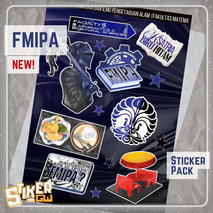 

[NEW] Sticker Pack FMIPA UI | STIKER FAKULTAS MATEMATIKA PENGETAHUAN ALAM UNIVERSITAS INDONESIA | StikerGW
