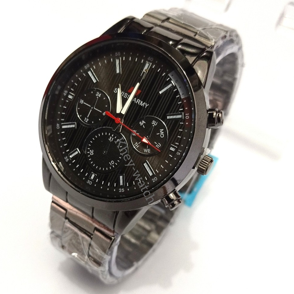 Jam tangan pria bulat stainless murah keren elegan terlaris,Jam rantai pria elegan terbaru,jam cowok
