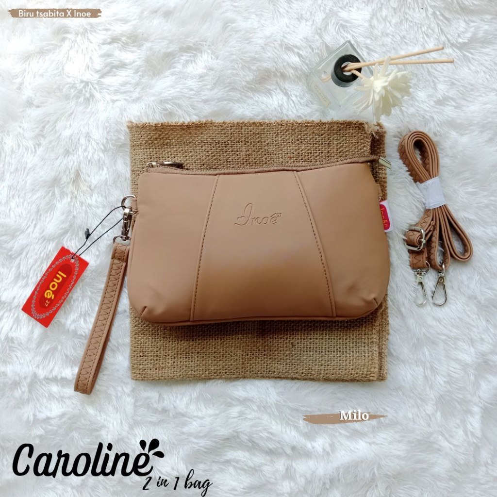 CAROLINE BAG BY INOE TAS SELEMPANG WANITA BISA DOMPET