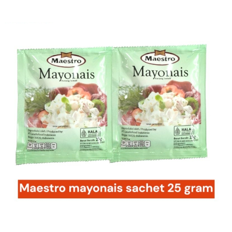 

Maestro Mayonaise Sachet 25gr