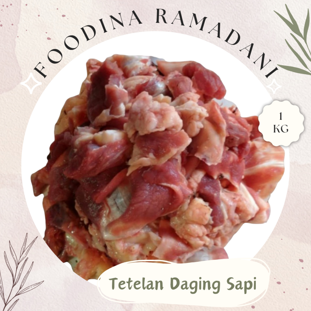 

TETELAN DAGING Sapi - Beef Fresh [ Berat 1.000gr ] Harga Per KG