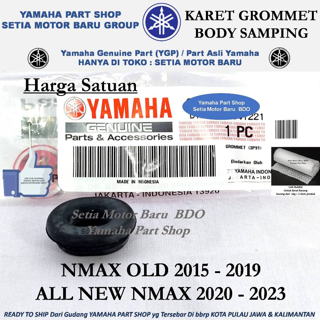 Karet Grommet Bodi Body Samping Nmax N Max Old All New Nmax N Max Ori Asli Yamaha Bandung