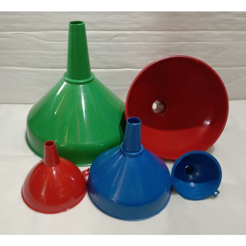 Corong Air / Corong Minyak Plastik tebal Ukuran Kecil / Sedang / Besar jumbo