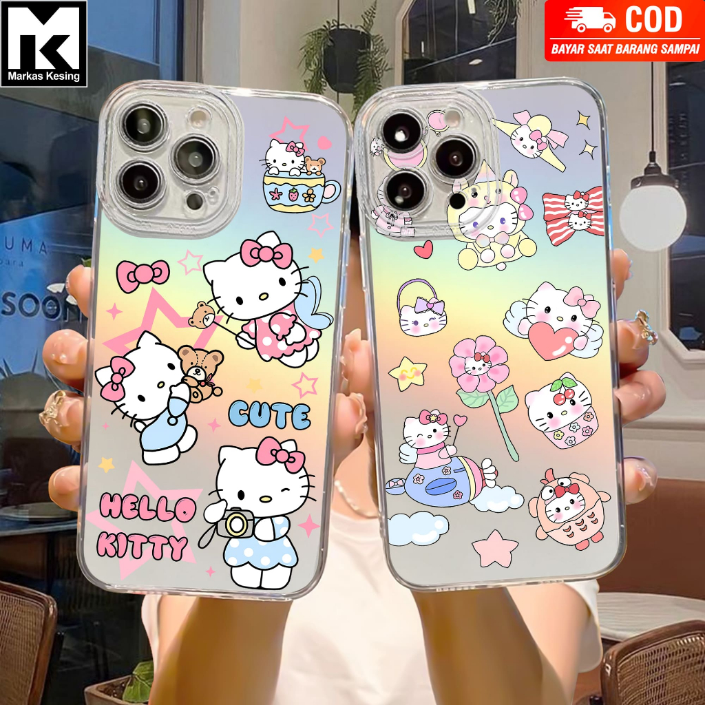Case Hologram OPPO A5S A11K A12 A7 A15 A15S A57 A77S A58 4G Motif ( KARTUN ) Softcase Hologram Benin