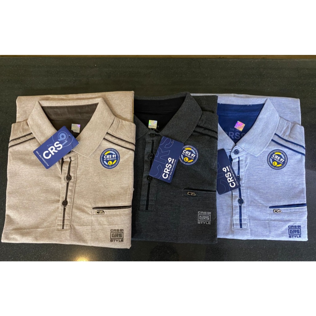 KAOS CRS 91 KERAH MISTY || KAOS PRIA LENGAN PENDEK || KAOS CRS || CRS TERBARU