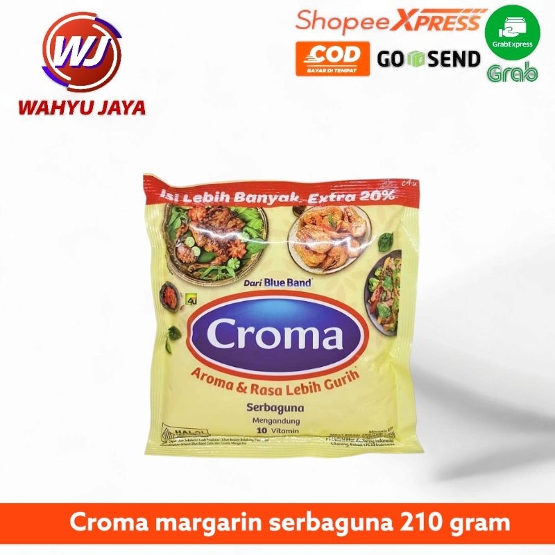 

croma margarin serbaguna210gr