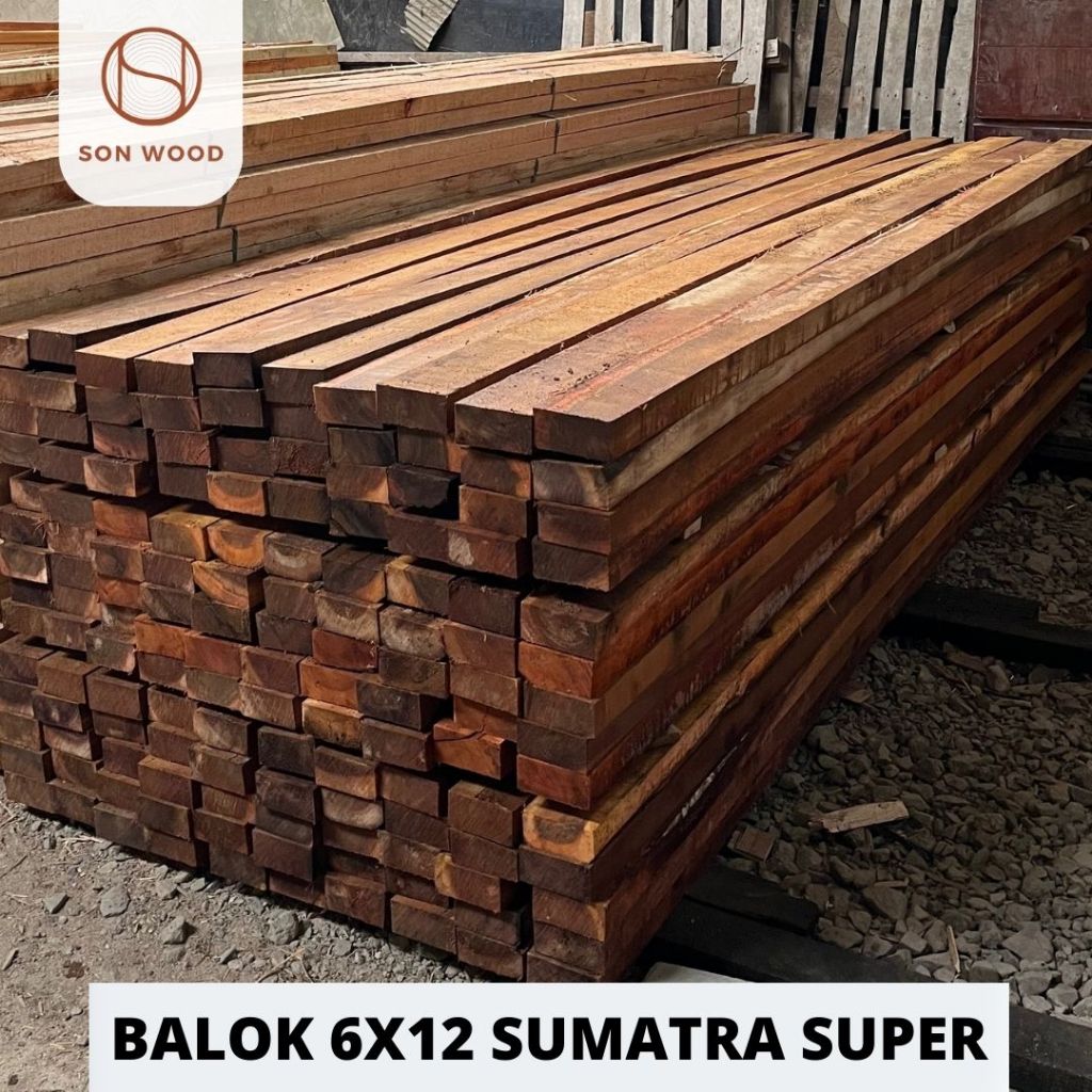 Kayu Balok 6x12 Sumatra Super