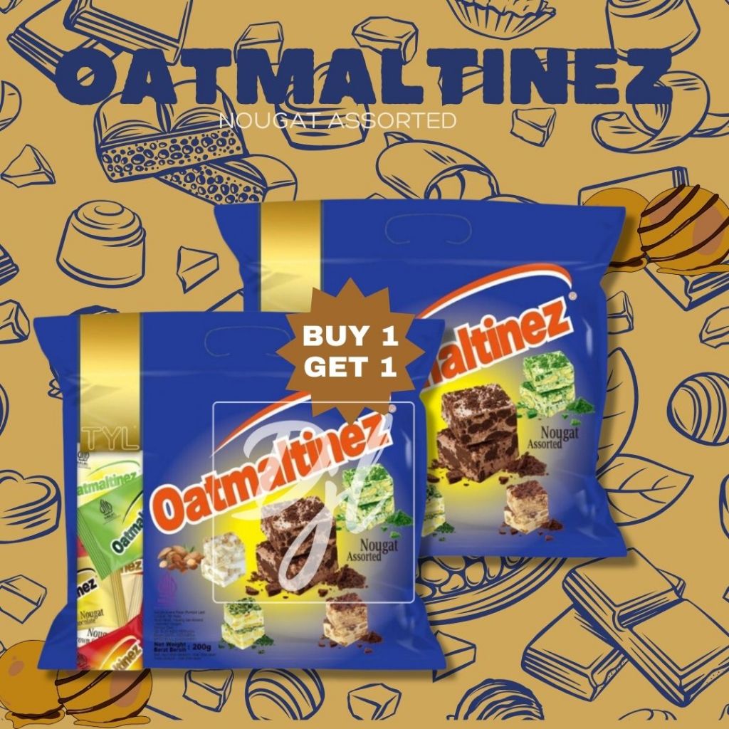 

Oatmaltinez Nougat Assorted 200g 1 Pouch