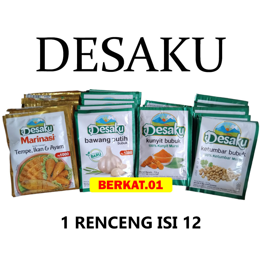 

DESAKU MARINASI / KETUMBAR / KUNYIT / BAWANG PUTIH / CABE BUBUK RENCENG